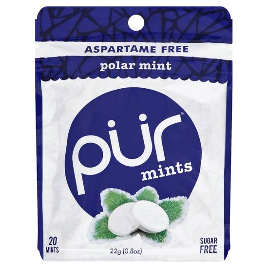 Pur Aspartame Free Polar Mints (20 ct)
