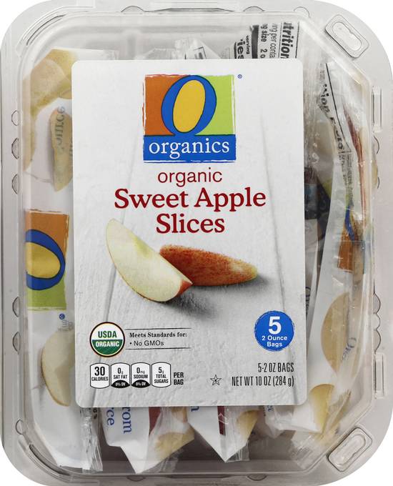 O Organics Sweet Apple Slices (5 x 2 oz)