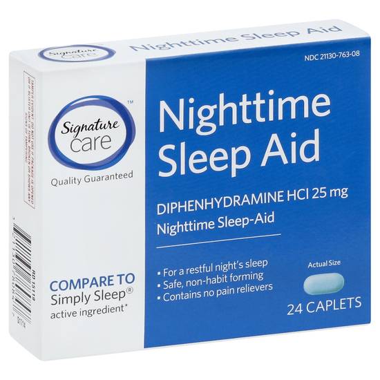 Signature Care Nighttime Sleep Aid (24 caplets)