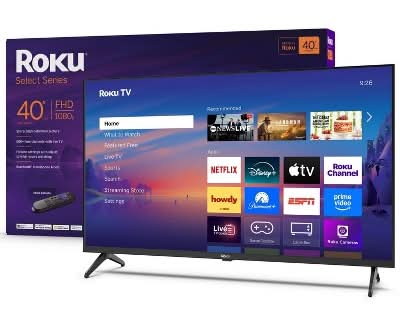 Roku Gin Select Series 1080p Full Hd Smart Tv With Remote 40r3b4, 40 in (9 ct)