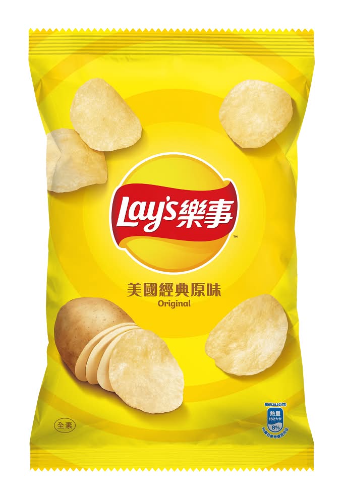 樂事美國經典原味洋芋片85g <85g克 x 1 x 1PACK包>