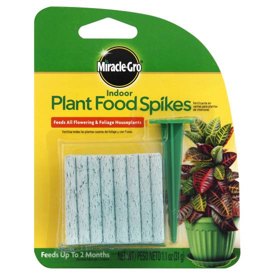 Miracle-Gro Indoor Plant Food Spikes (1.1 oz)