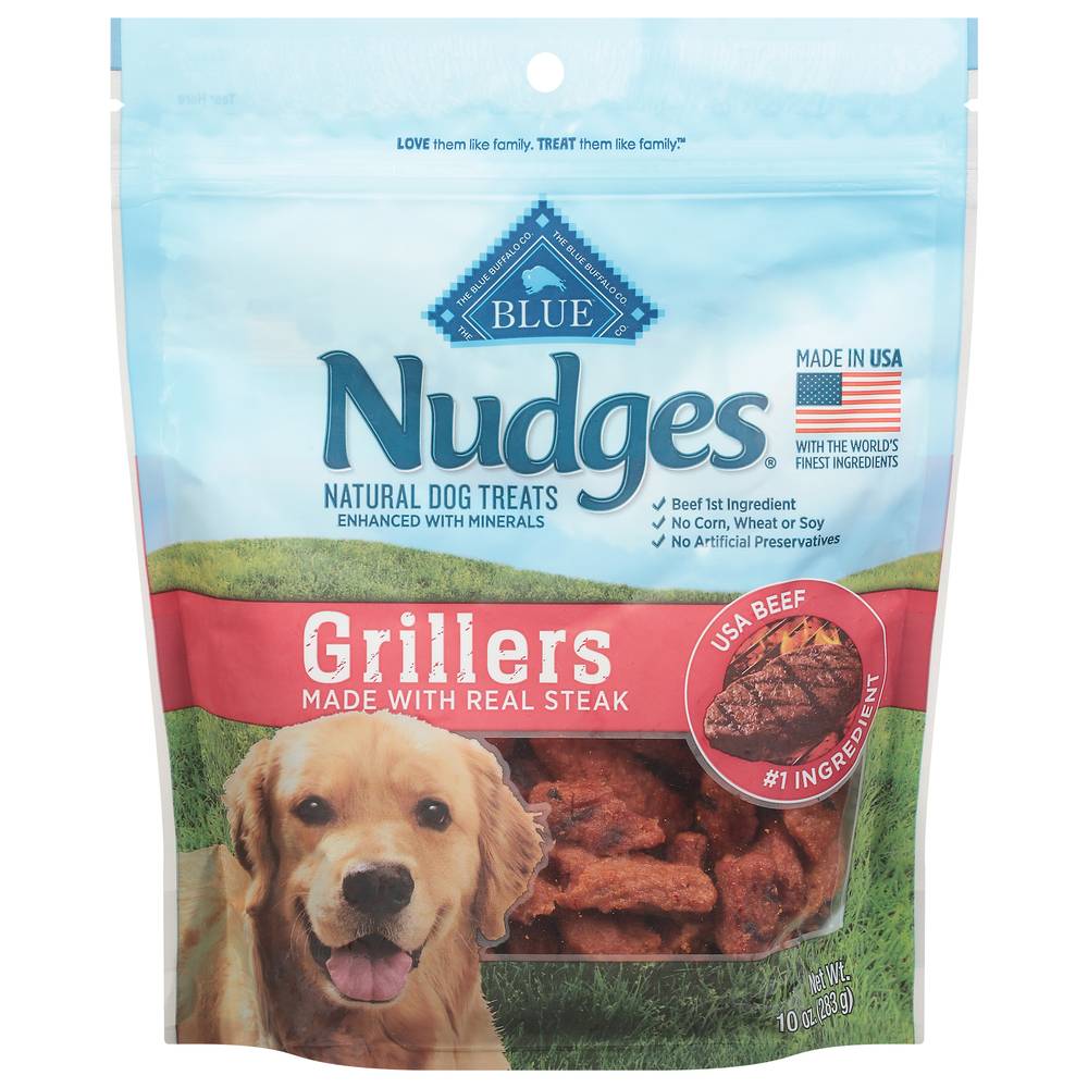 Blue Buffalo Nudges Grillers Natural Dog Treats (10 oz)