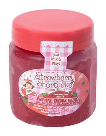 Strawberry Shortcake™ Glitter Scented Slime 5oz Strawberry