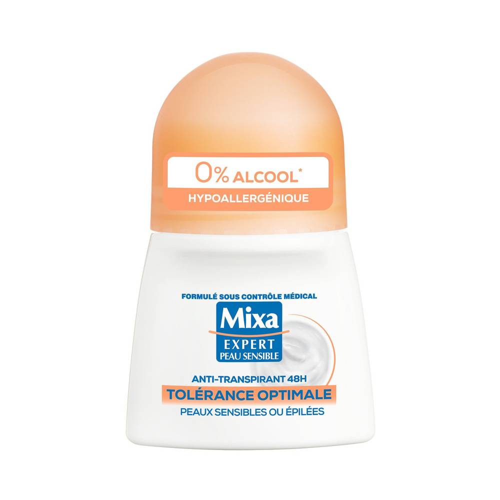 Mixa - Anti transpirant 48h tolérance optimale sans alcool (50ml)