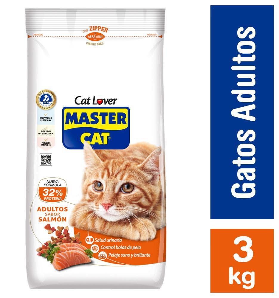 Master Cat · Alimento seco para gatos - Salmón - Adulto (3 kg)