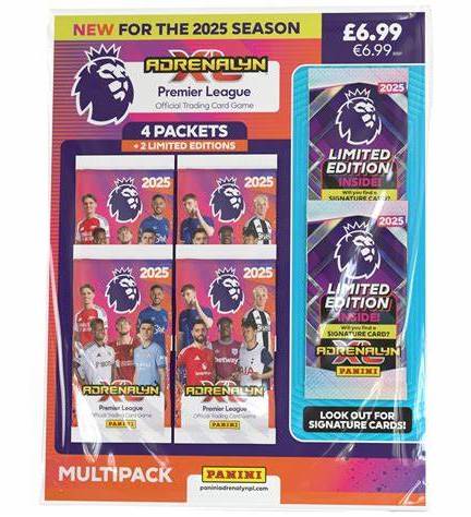 Panini Premier League 2025 Trading Cards (6 pack)