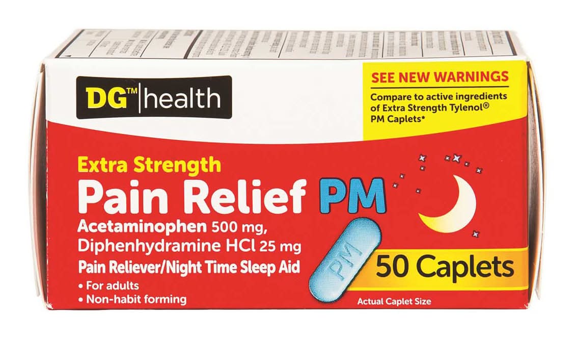 Dg Health Extra Strength Pain Relief Pm 50 Ct
