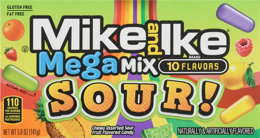 Mike and Ike Mega Mix Sour Candy