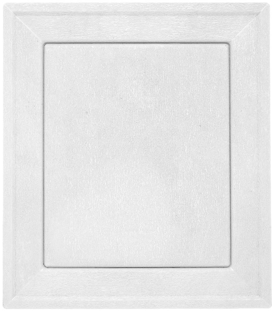 Ply Gem 8.54-in x 7.52-in White/Woodgrain Vinyl Universal Mounting Block | UNIBL0CKL PW