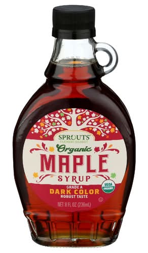 Sprouts Organic Grade A Maple Syrup Dark