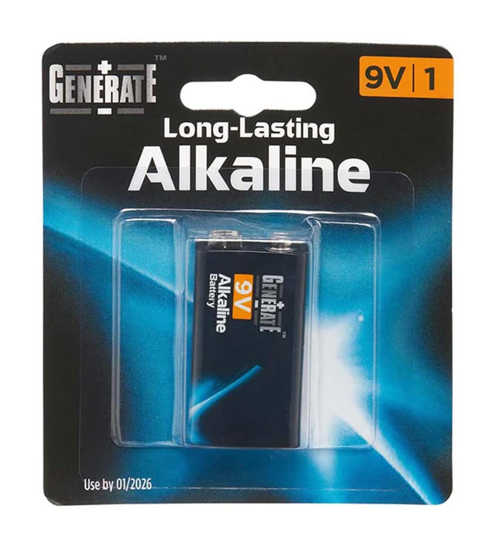 Generate 9v Long-Lasting Alkaline Battery