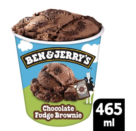 Ben & Jerry's Chocolate Fudge Brownie, Ice Cream (465ml)