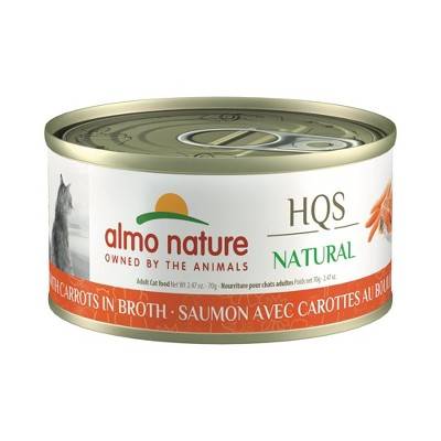 Almo Nature: HQS Natural Cat Salmon With Carrots In Broth Can Food, 24 Pack