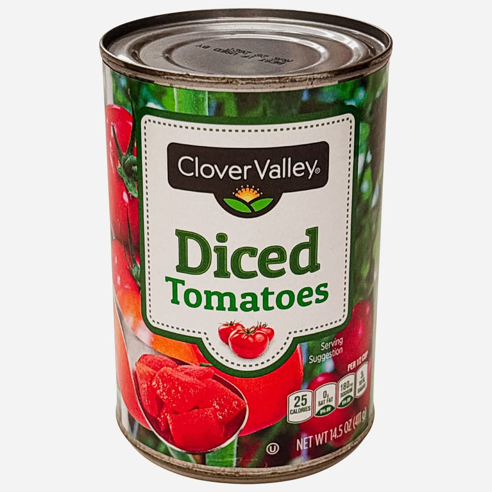 Clover Valley Diced Tomatoes 14.5 Oz
