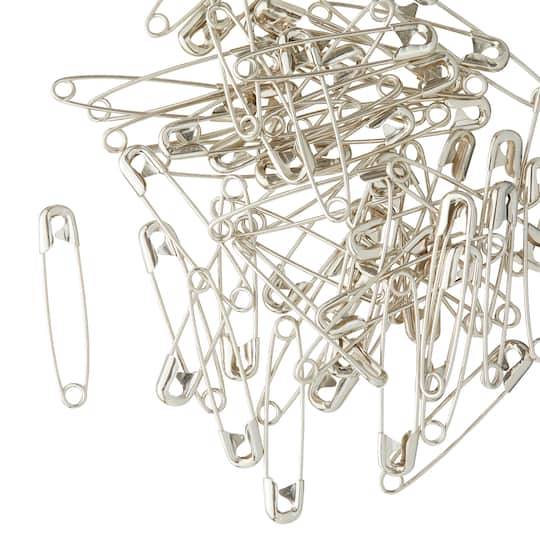 Loops & Threads Quilter'S Safety Pins, Silver, 1 1/2"