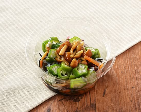 ●オクラとなめこのネバネバサラダTS*