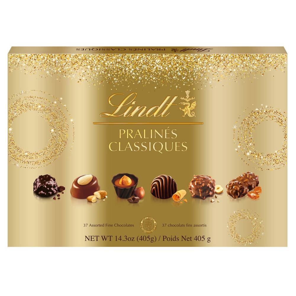 Lindt Praline Classiques Box, 14.3 oz