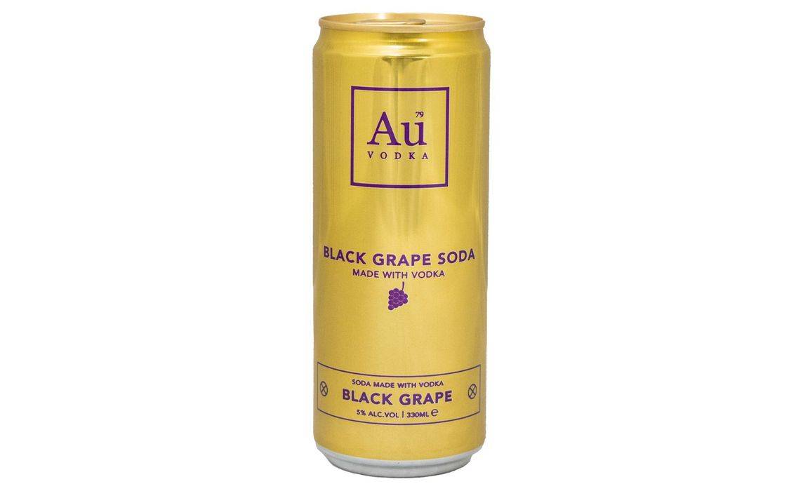 AU Vodka Black Grape Soda 330ml (407249)