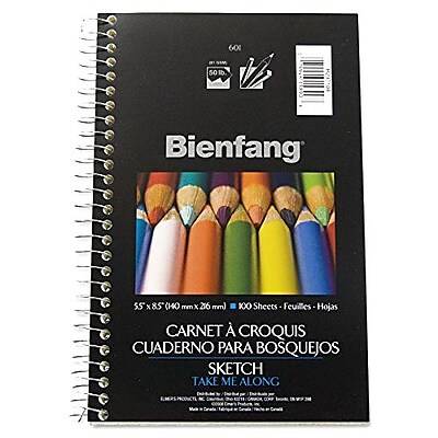 Bienfang 5 1/2 By 8 1/2-inch Sketchbook 100 Sheets