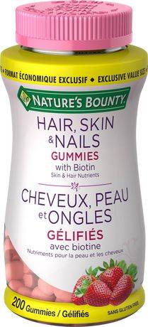 Nature's Bounty Hair Skin & Mails Gummies (200 units)