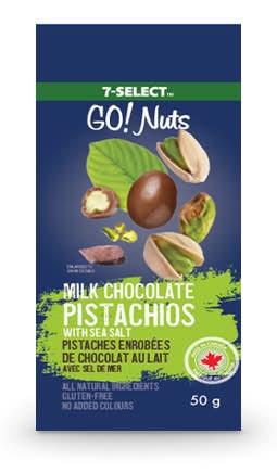 7-Select GO! Nuts Milk Chocolate Pistachios 50g