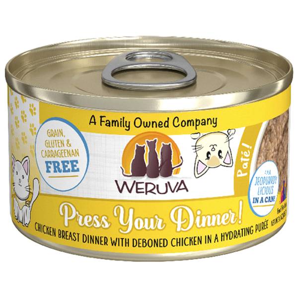 Weruva Pate! Wet Cat Food, Chicken Breast, 3 Oz, None