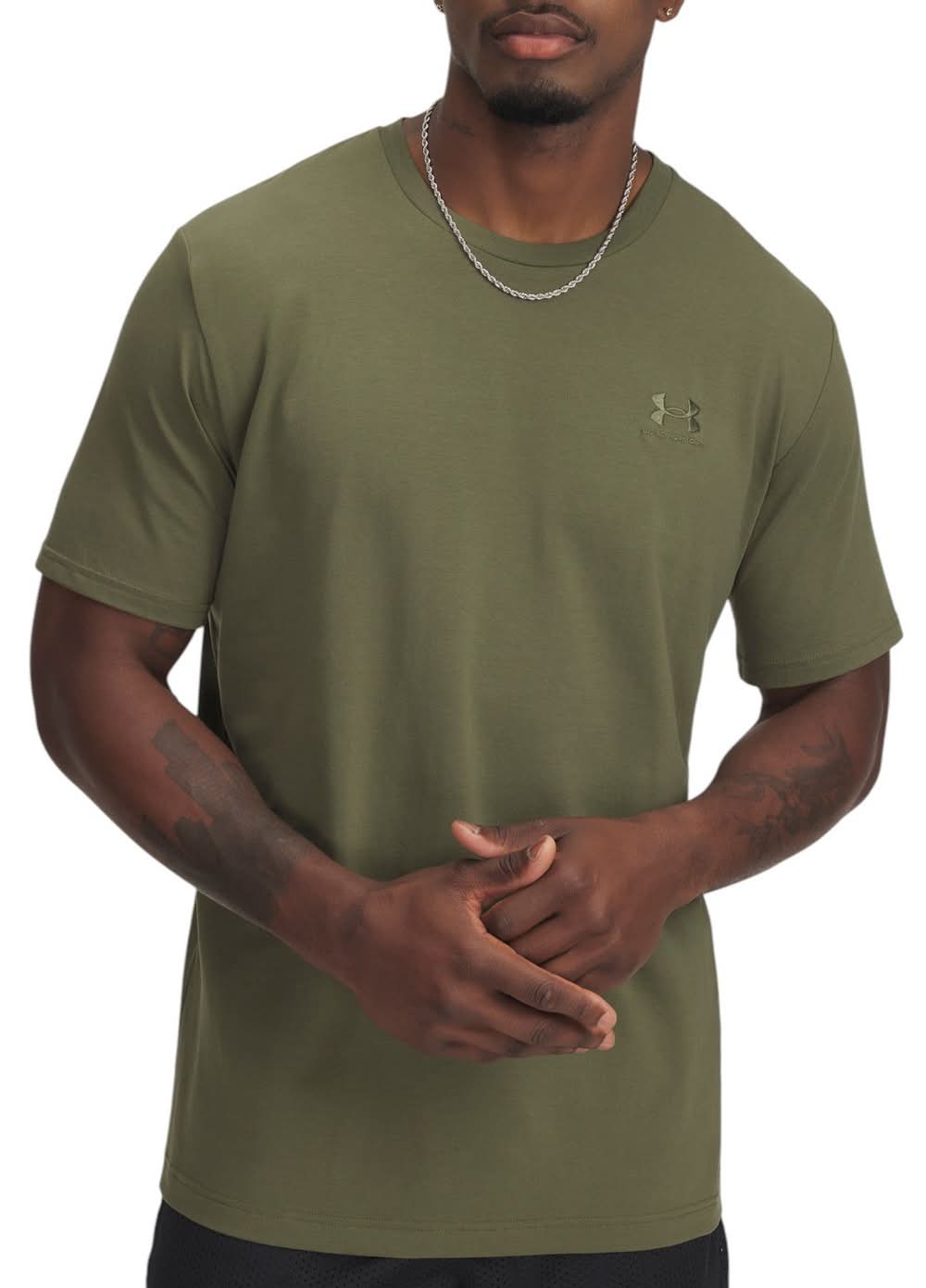 Under Armour Men's Icon Graphic T-Shirt (Marine Od Green/Marine Od, M)