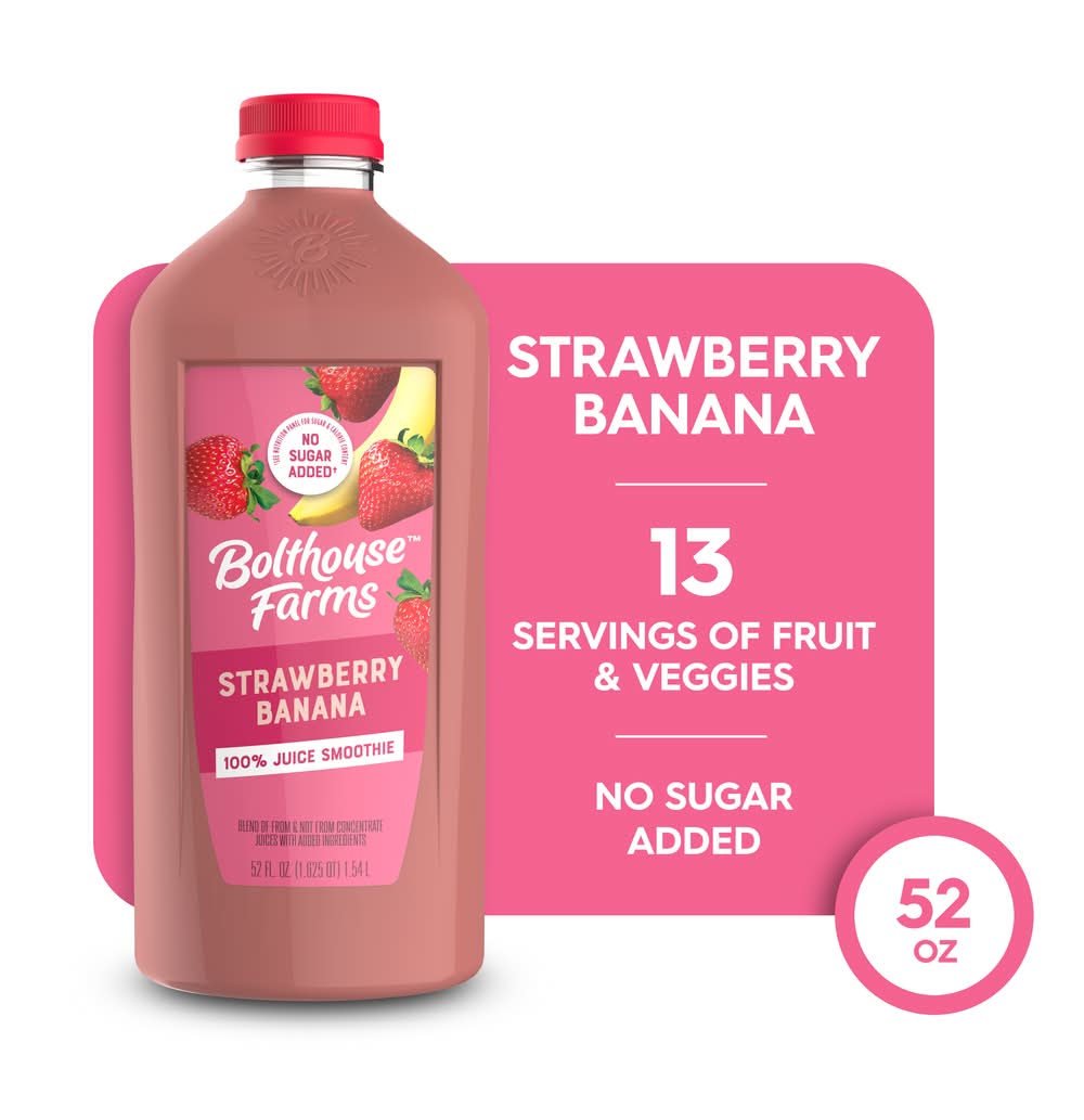 Bolthouse Farms Strawberry & Banana Juice Smoothie (52 fl oz)