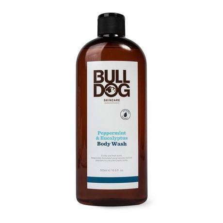 Gel douche pour hommes au parfum de menthe et d eucalyptus de marque bulldog - bulldog skincare for men body wash peppermint eucalyptus (500ml)