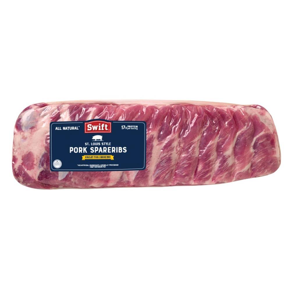 St. Louis Style Pork Spareribs, Single Pack Per Pound