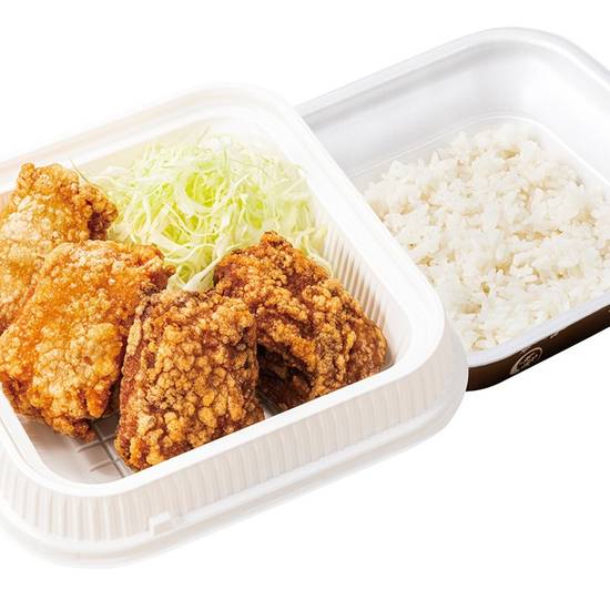 味噌からあげの合盛り弁当