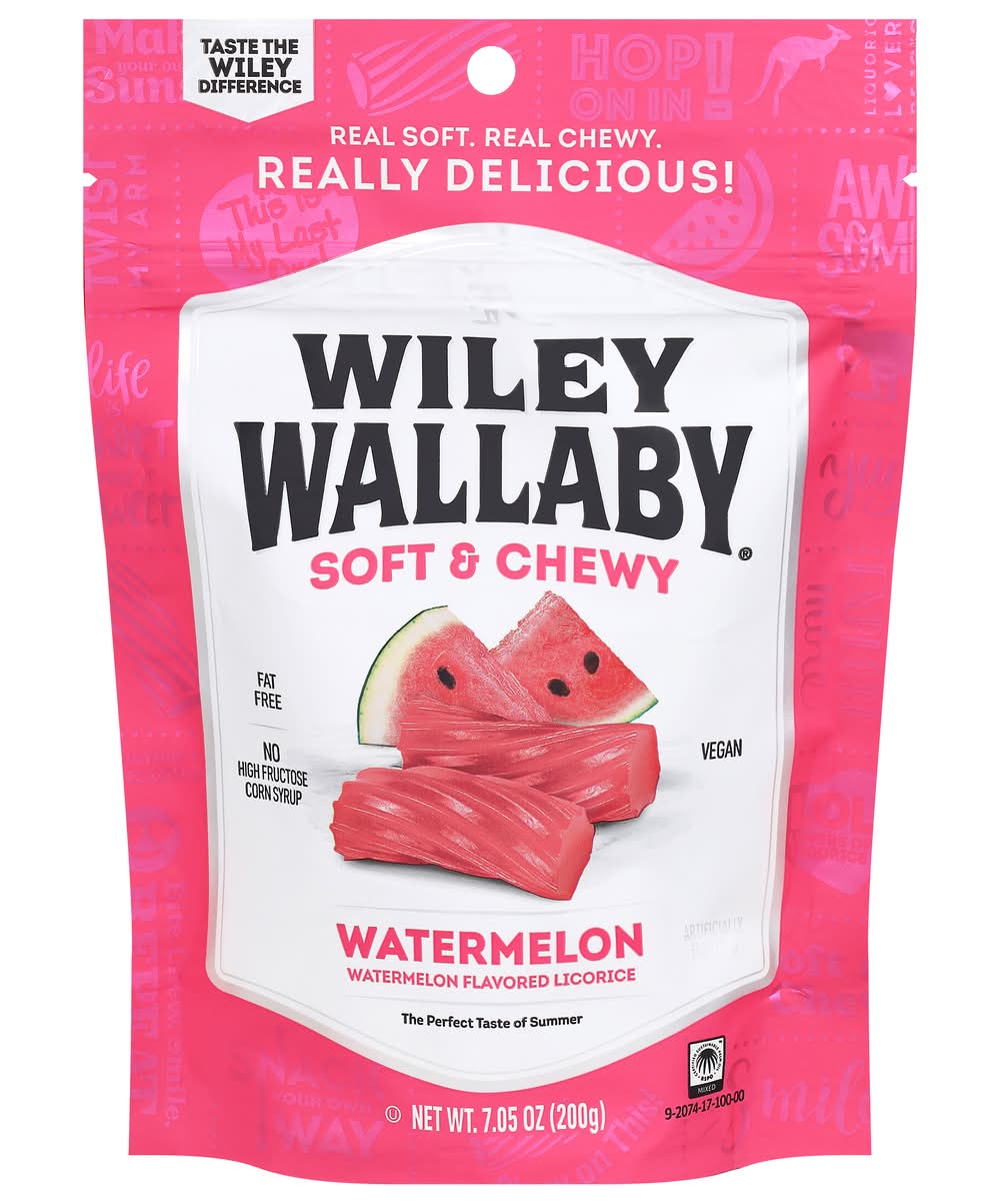 Wiley Wallaby Australian Style Licorice Candy (7.3 oz)