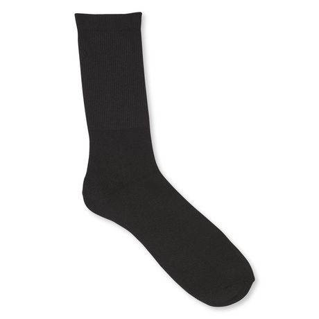 Athletic Works Women''S pack Crew Socks, 10, Black