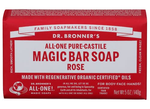 Dr. Bronner's Rose Bar Soap