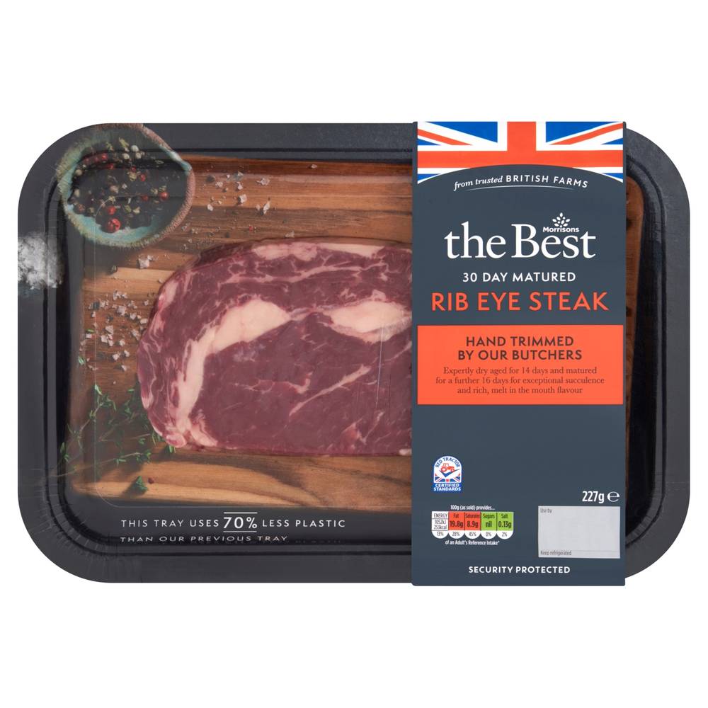 Morrisons The Best Rib Eye Steak (227g)