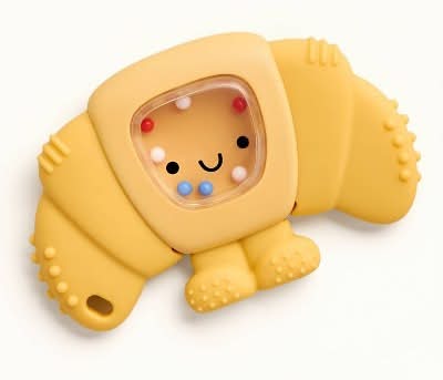 itzy ritzy Rattle Sweetie Shake Plus Silicone Teether, 3+ Months