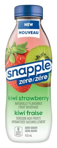 Snapple zéro boisson aux fruits aromatisée naturellement (473 ml) (kiwi - fraise)