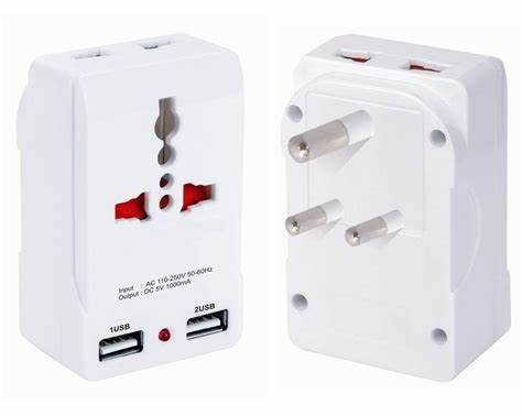 Capitol 3 Pin Dual Port USB Adaptor