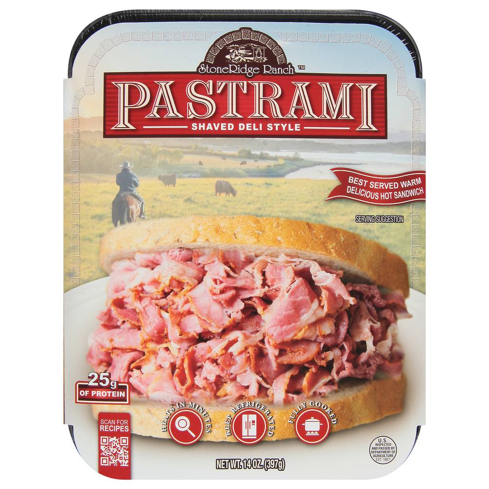 StoneRidge Ranch Shaved Deli Style Pastrami (14 oz)