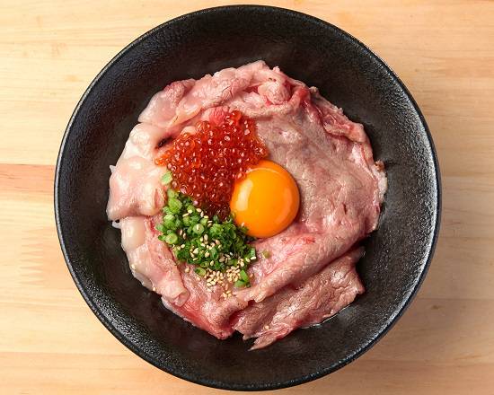 黒毛和牛海鮮丼～にくら japanese black beef kaisen don~nikura