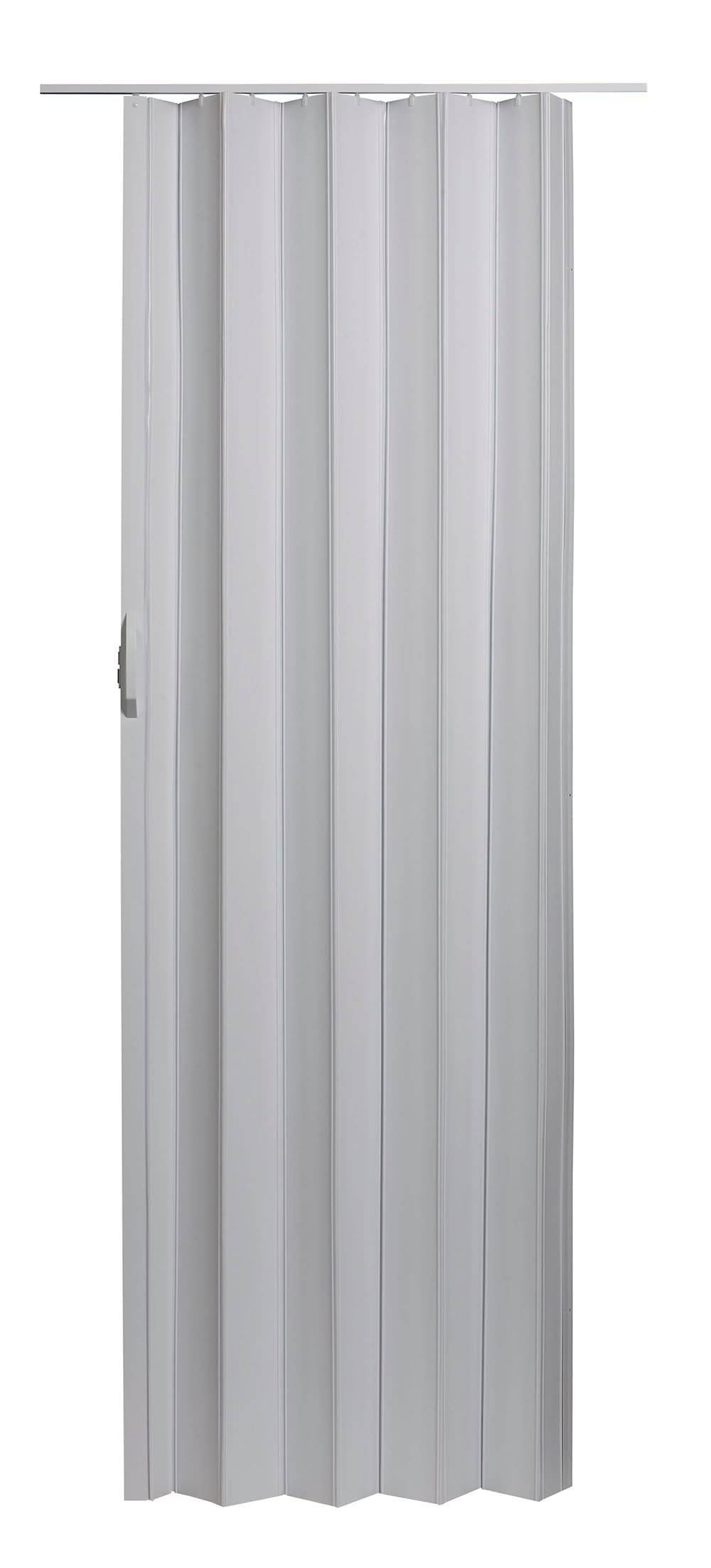 Spectrum Via 36-in x 80-in Universal Handing White Vinyl Accordion Door (Hardware Included) | VS3280HL