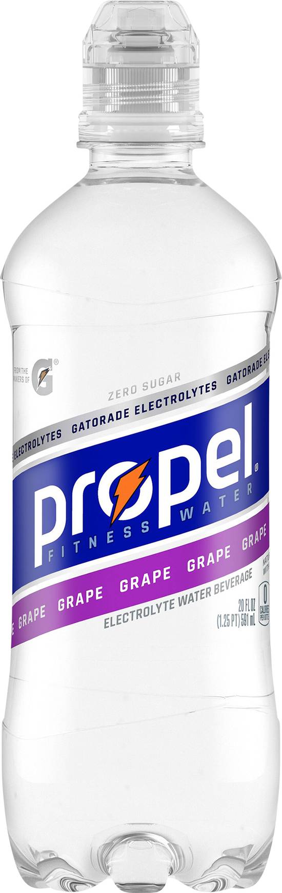 Propel Zero Sugar Grape Electrolyte Water Beverage (20 fl oz)