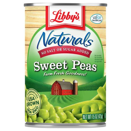 Libby's Naturals Sweet Peas (15 oz)