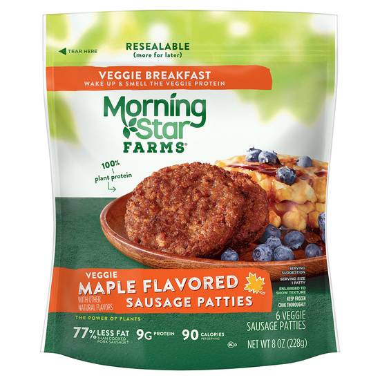 Morning Star Farms Veggie Maple Flavored Sausage Patties (6 ct)