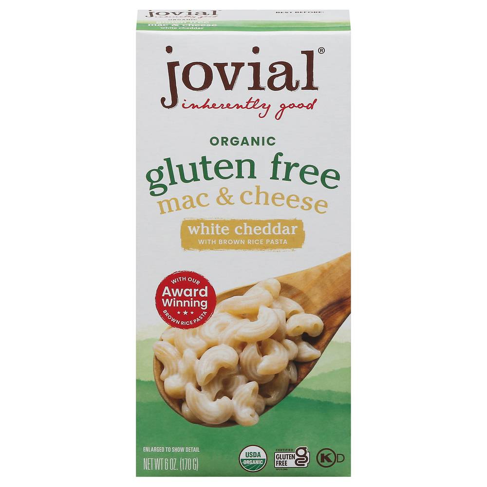 Jovial Organic Gluten Free Mac & Cheese, White Cheddar (6 oz)