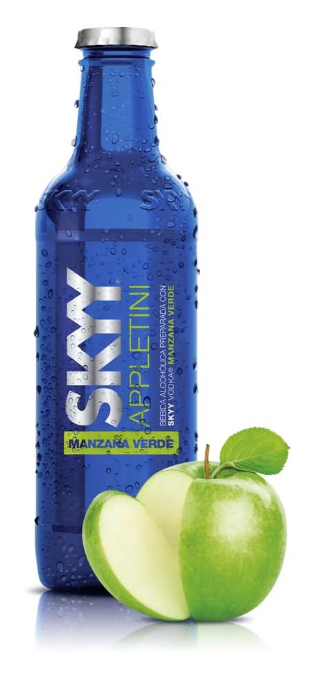 Skyy · Bebida preparada con vodka, manzana verde (275 ml)