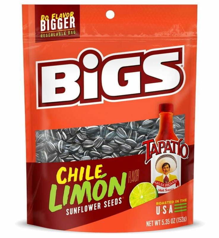 Bigs Tapatío Chile Limon Sunflower Seeds 5.35oz