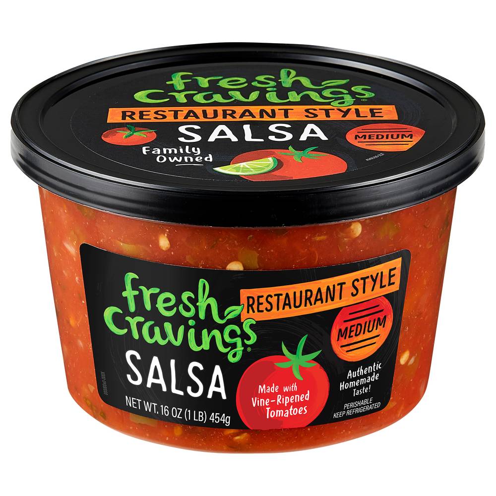 Fresh Cravings Restaurant Style Medium Crave Salsa