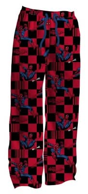 Marvel Spider Man Pajama Pants, Men, L, Red/Black